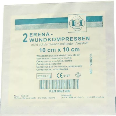Erena Sterilūs vilnos kompresai, 2 vnt Erena Sterilūs vilnos kompresai, 2 vnt