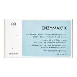 ENZYMAX K kapsulės, 60 kapsulių