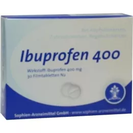 IBUPROFEN Sophien 400 plėvele dengtos tabletės, 30 vnt