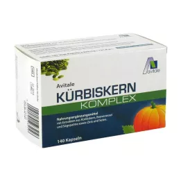 KÜRBISKERN KOMPLEX Kapsulės, 140 kapsulių