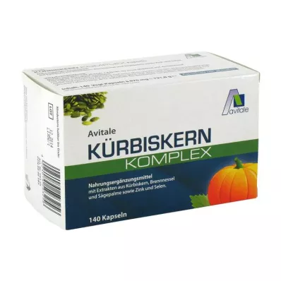 KÜRBISKERN KOMPLEX Kapsulės, 140 kapsulių