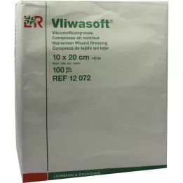 VLIWASOFT Neaustiniai kompresai 10x20 cm nesterilūs 6l, 100 vnt
