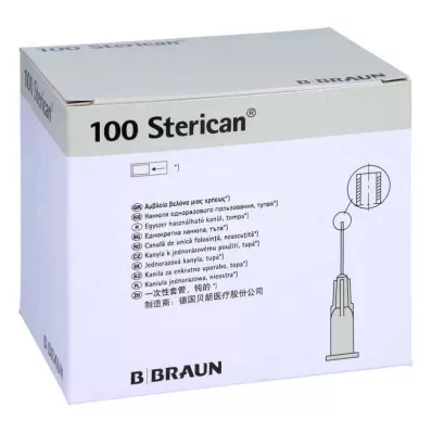 Sterican kaniulės 27 G 0,4x25 mm bukos (100 vnt.) Sterican kaniulės 27 G 0,4x25 mm bukos (100 vnt.)