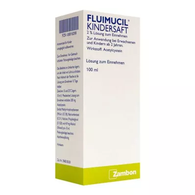 Fluimucil vaikiškos sultys, 100 ml Fluimucil vaikiškos sultys, 100 ml