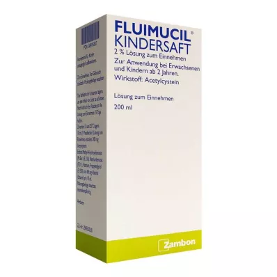 Fluimucil vaikiškos sultys, 200 ml Fluimucil vaikiškos sultys, 200 ml