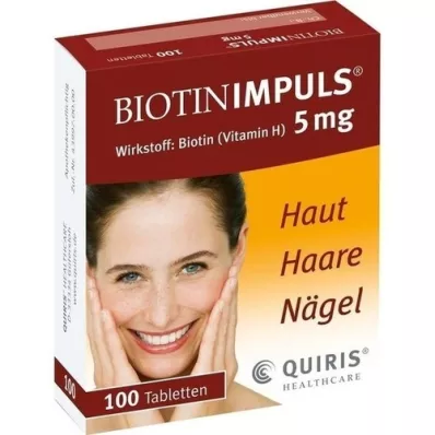 BIOTIN IMPULS 5 mg tabletės, 100 vnt