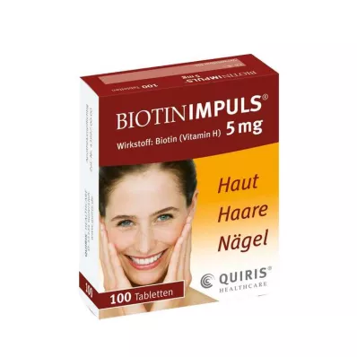 Biotin Impulse 5 mg tabletės, 100 vnt Biotin Impulse 5 mg tabletės, 100 vnt