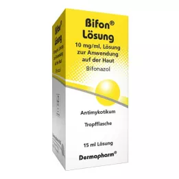Bifon tirpalo lašintuvo buteliukas, 15 ml