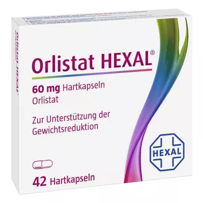 Orlistat HEXAL 60 mg kietos kapsulės, 42 vnt