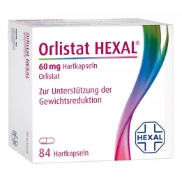 ORLISTAT HEXAL 60 mg kietosios kapsulės, 84 vnt