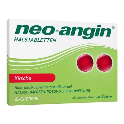 neo-angin gerklės pastilės vyšnių be cukraus, 24 vnt neo-angin gerklės pastilės vyšnių be cukraus, 24 vnt
