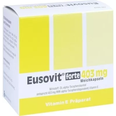 EUSOVIT forte 403 mg minkštos kapsulės, 100 vnt