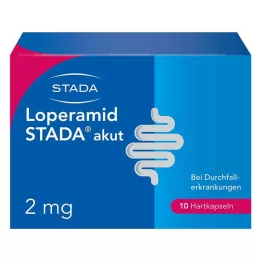 LOPERAMID STADA ūminės 2 mg kietosios kapsulės, 10 vnt