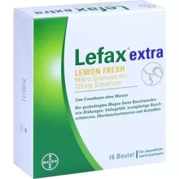 LEFAX papildomos Lemon Fresh mikrogranulės, 16 vnt