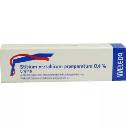 STIBIUM METALLICUM PRAEPARATUM 0,4 % kremas, 25 g