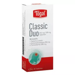 TOGAL Classic Duo tabletės, 30 vnt