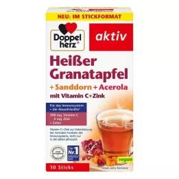 DOPPELHERZ karštieji granatai + šaltalankiai + acerola, 10 vnt