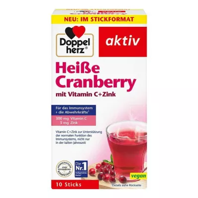DOPPELHERZ karštosios spanguolės su vitaminu C ir cinku, 10 vnt