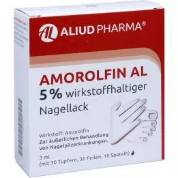 AMOROLFIN AL 5% veikliosios medžiagos nagų lakas, 3 ml