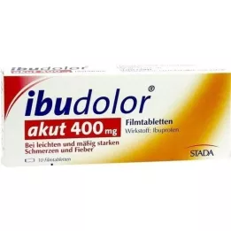 IBUDOLOR ūminės 400 mg plėvele dengtos tabletės, 10 vnt