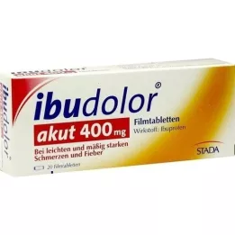 IBUDOLOR ūmios 400 mg plėvele dengtos tabletės, 20 vnt