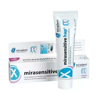 Miradent dantų pasta mirasensitive hap +, 50 ml Miradent dantų pasta mirasensitive hap +, 50 ml