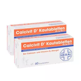 CALCIVIT D kramtomosios tabletės, 120 kapsulių