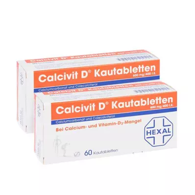 Calcivit D kramtomosios tabletės 600 mg/400 tarptautinių vienetų (120 vienetų) Calcivit D kramtomosios tabletės 600 mg/400 tarptautinių vienetų (120 vienetų)