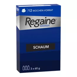REGAINE Vyriškos putos 50 mg/g, 3X60 ml