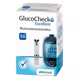 GLUCOCHECK Puikios testo juostelės, 50 vnt