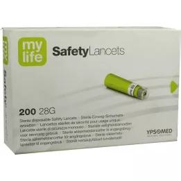 MYLIFE SafetyLancets, 200 vnt