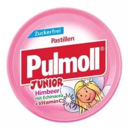PULMOLL Jaunesnioji saldžioji avietė su ežiuole + vitaminu C, 50 g