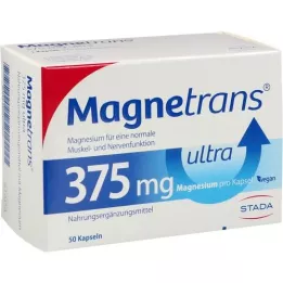 MAGNETRANS 375 mg ultra kapsulės, 50 vnt