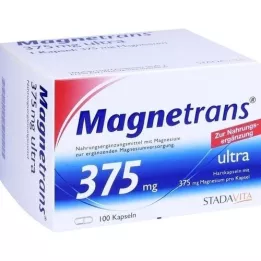 MAGNETRANS 375 mg ultra kapsulės, 100 vnt