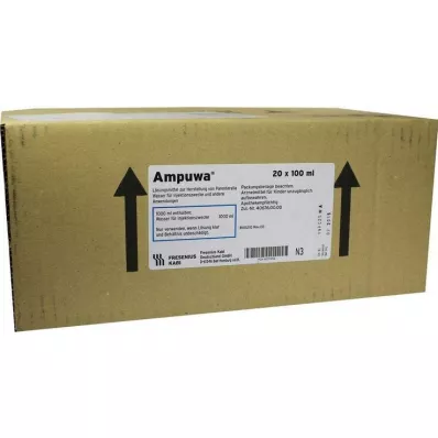 Ampuwa Lsgm. parenteriniam injekciniam / infuziniam tirpalui ruošti, 20x100 ml Ampuwa Lsgm. parenteriniam injekciniam / infuziniam tirpalui ruošti, 20x100 ml