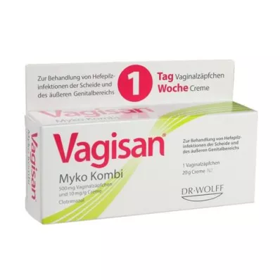 VAGISAN Myko Kombi 1 dienos terapija, 1 P