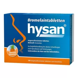 BROMELAIN TABLETTEN hysan enterinėmis plėvele dengtos tabletės, 100 vnt