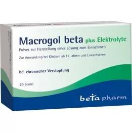 MACROGOL beta plus Electrolyte Plv.for oral use, 20 vnt