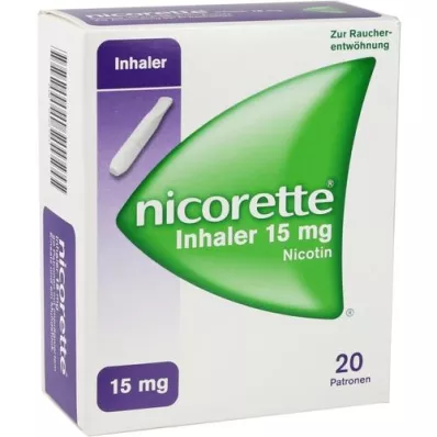 NICORETTE Inhaliatorius 15 mg, 20 vnt