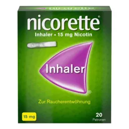NICORETTE Inhaliatorius 15 mg, 20 vnt