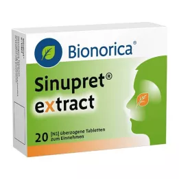 SINUPRET ekstrakto dengtos tabletės, 20 vnt