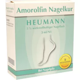 AMOROLFIN Nagų priežiūros priemonė Heumann 5% wst.halt.nagų lakas, 3 ml
