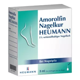 AMOROLFIN Nagų priežiūros priemonė Heumann 5% wst.halt.nagų lakas, 3 ml