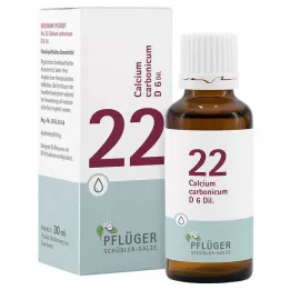 BIOCHEMIE Pflüger 22 Calcium carbonicum D 6 lašinti, 30 ml