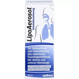LIPOAEROSOL liposominis inhaliacinis tirpalas, 45 ml