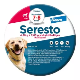 Seresto antkaklis dideliems šunims virš 8 kg, 1 vnt
