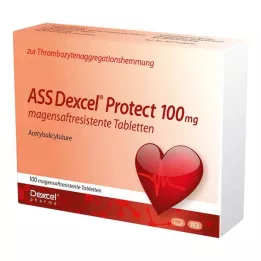 ASS Dexcel Protect 100 mg enterinėmis plėvele dengtos tabletės, 100 vnt