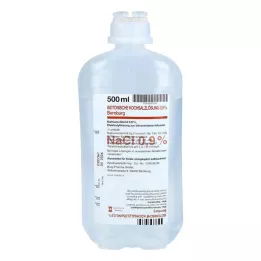 ISOTONISCHE Fiziologinis tirpalas 0,9% Bernburg Inf.-L.PE, 10X500 ml