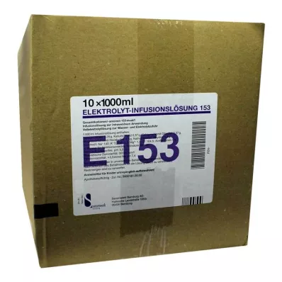 ELEKTROLYT Inf.-Lsg. 153 PE-Buteliukas, 10X1000 ml