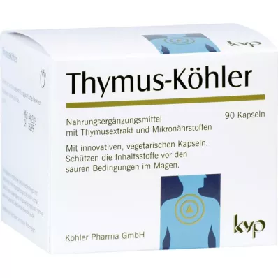 THYMUS KÖHLER Kapsulės, 90 vnt